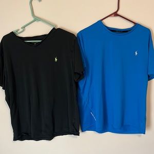 2 short sleeved Ralph Lauren polos.!